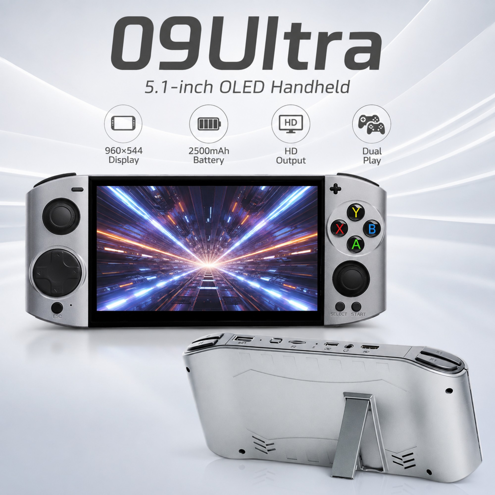 Retro Gaming Linux - Console de jeu portable OLED 09