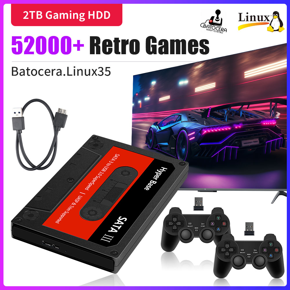 Retro Gaming Batocera - Disque dur de jeu Hyper Base
