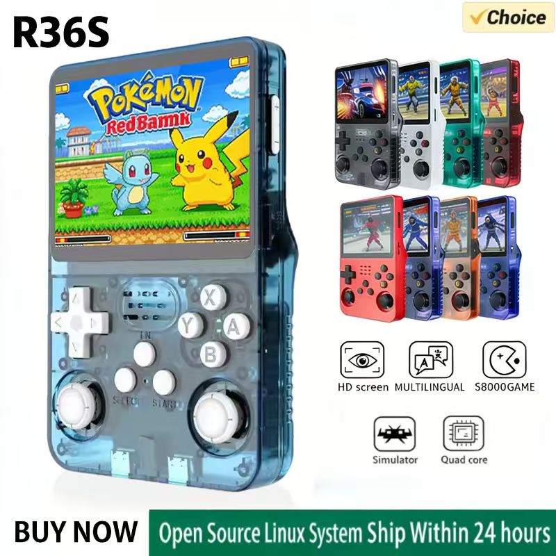 Retro Gaming Linux - Console de jeu portable R36S, système