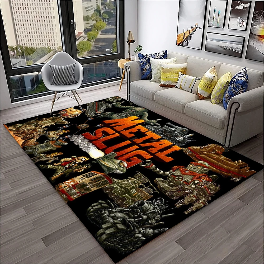 Retro Gaming Lounge - Tapis de jeu rétro en métal
