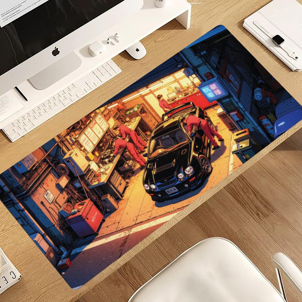 Retro Gaming Repair - Tapis de souris rétro style atelier