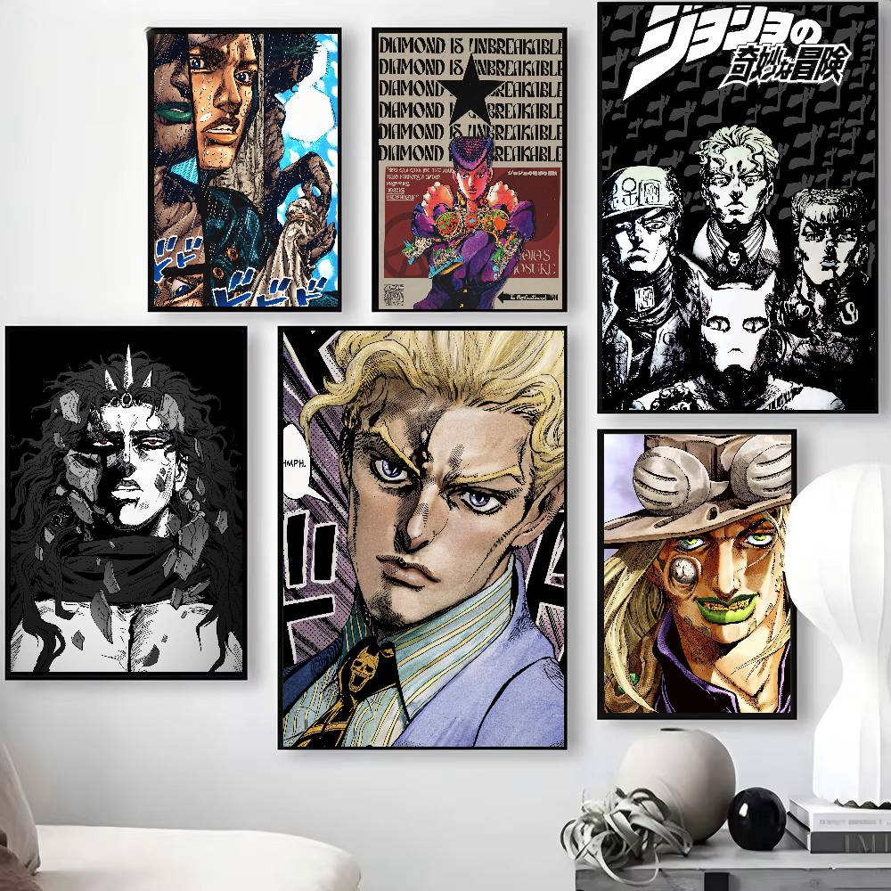 Affiche d'anime populaire JoJo - Retro Gaming Wallpaper avis et prix