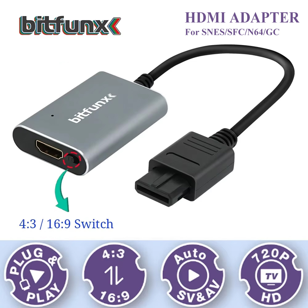 Bitfunx – adaptateur vidéo 720 - Retro Gaming N64 avis et prix