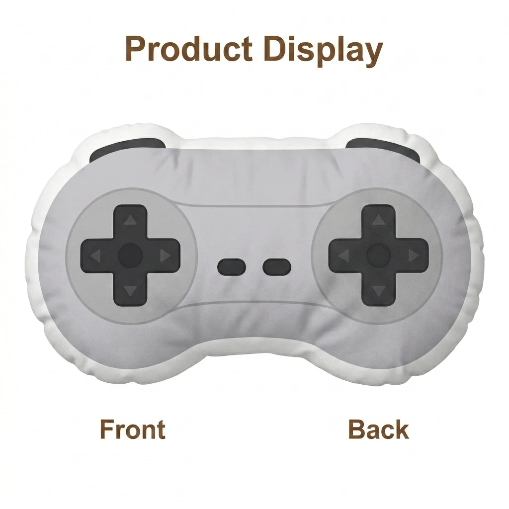 Coussin décoratif en peluche i - Retro Gaming Lounge avis et prix