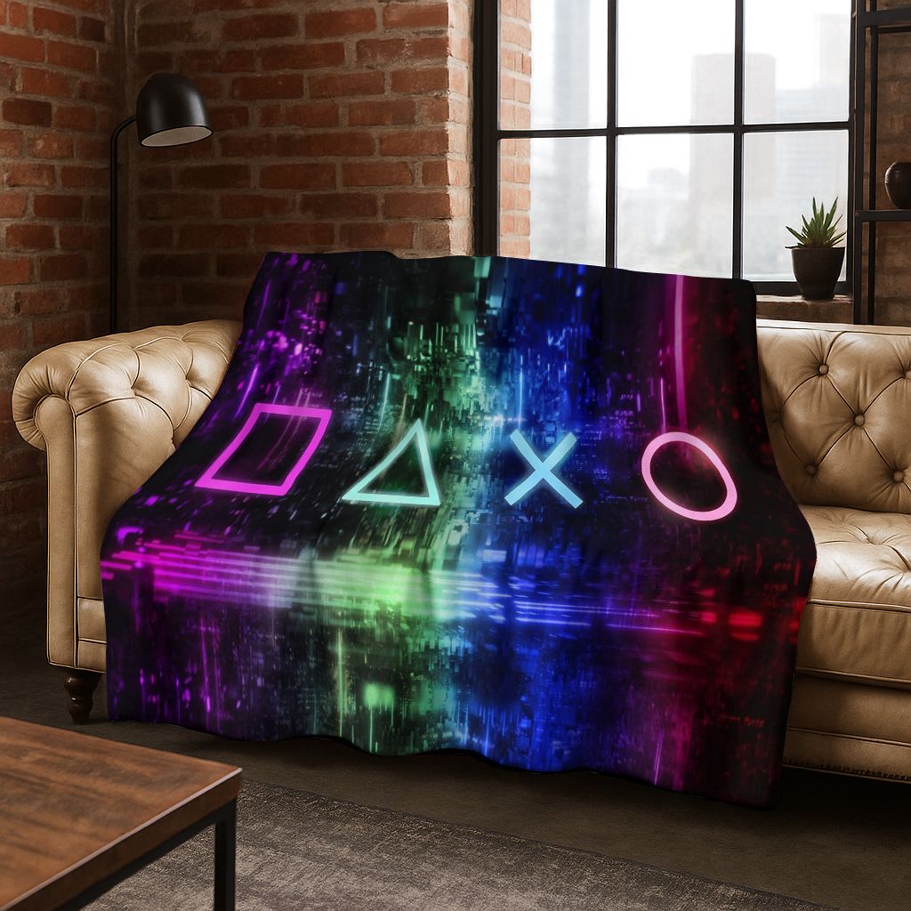 Couverture en flanelle pour co - Retro Gaming Lounge avis et prix